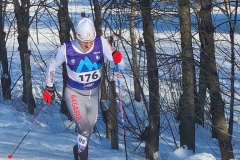 Тодор Машов на старта на 7,5 км ски бягане